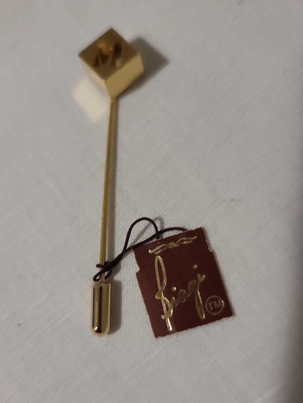 Vintage M Stickpin